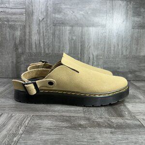 Dr. Marten's Carlson Men's size 12 Savannah Tan Sling Back Mule